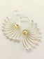 Nayana Solar Pearl Detachable Ear Cuff Statement Earrings