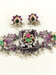 Camila Ruby Oxidized Choker Set