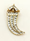 Aryav White Wagh Nakh Kundan Collar Men's Brooch