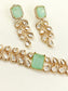 Renu Mint Green Kundan Choker Set