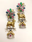 Ahaan Multi Colour Oxidized Earrings