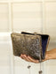 Munmun Silver Evening Clutch