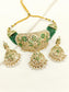Addarshini Green Jadau Bridal Jewellery Set