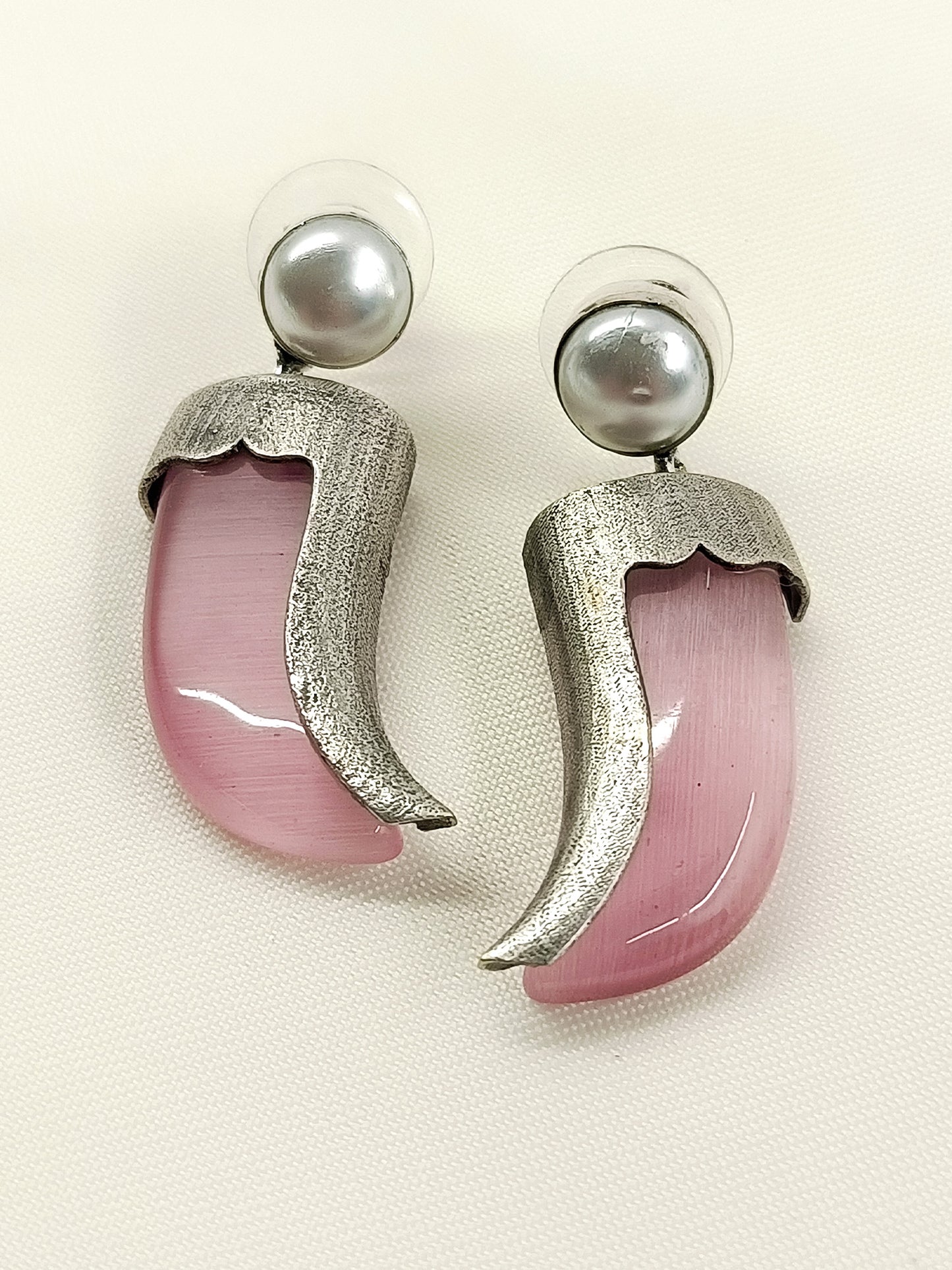 Hemant Baby Pink Men's Earring