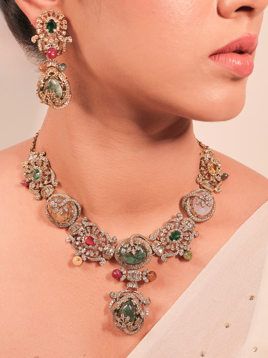 Bharni Multi Colour Boutique Necklace Set