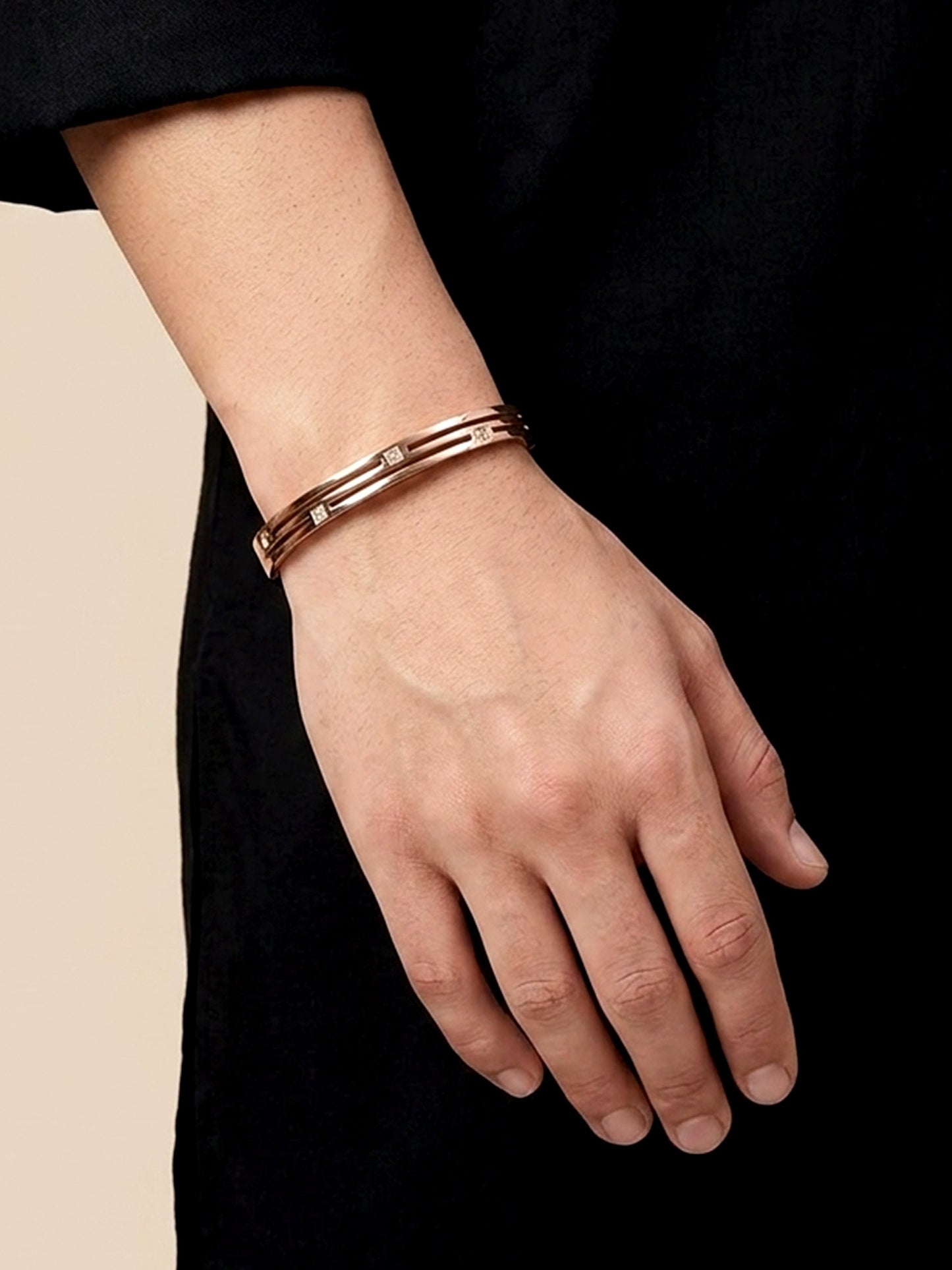 Saiyam Rose Gold Men's Bracelet