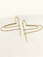 Duij Golden Oxidized Earring