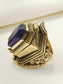 Diyan Purple Men's Finger Ring