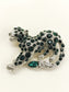 Sahadev Green Tiger Men's Brooch