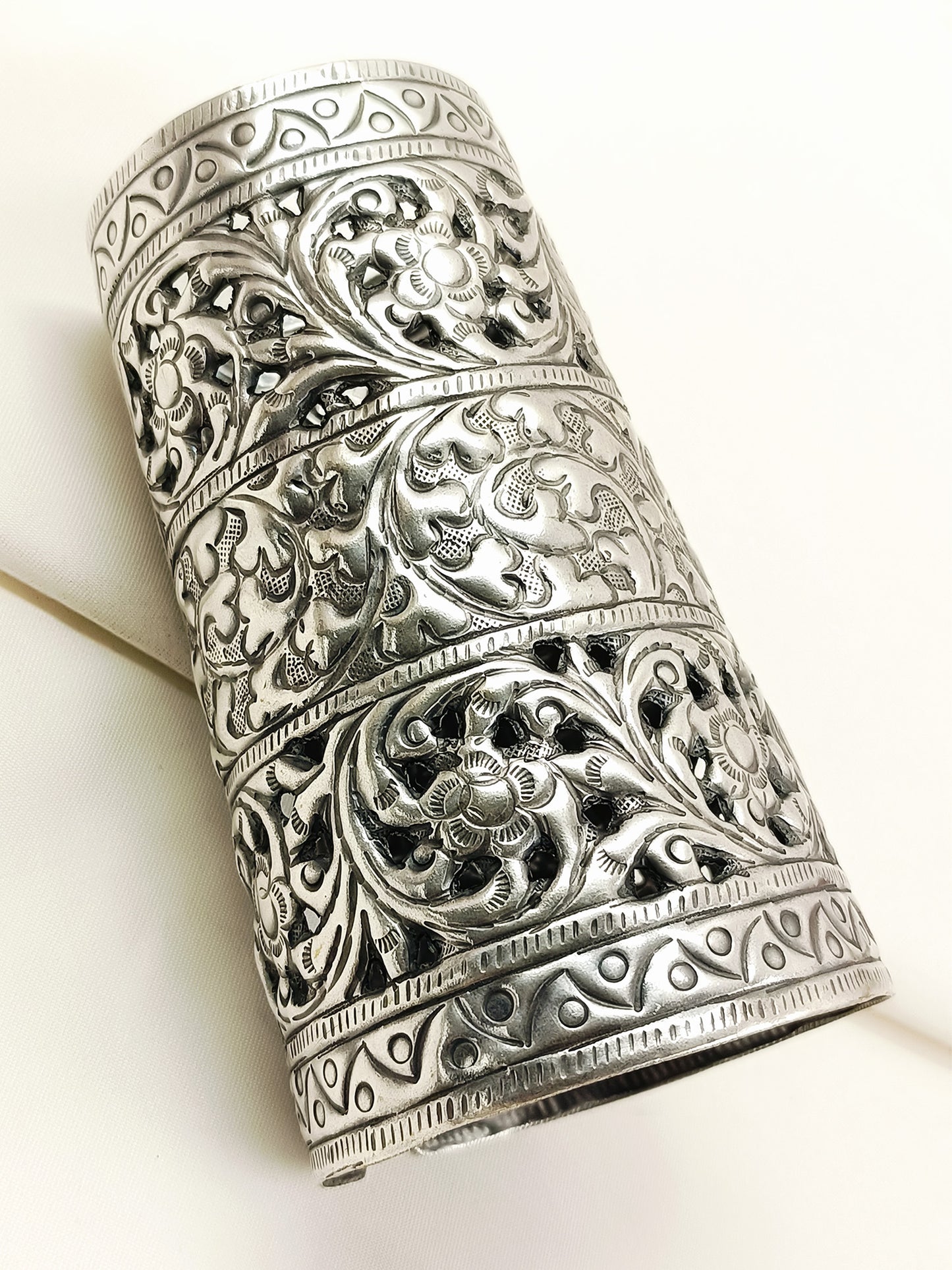 Asher Silver Oxidized Bracelet