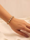 Dusshala White American Diamond Bracelet