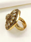 Sayani White Kundan Finger Ring