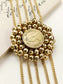 Shivyansh Victoria Men's Ghungroo Coin Statement Bracelet