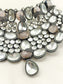 Sulakshna Grey Victorian Necklace Set