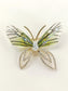 Gamini Green Butterfly Brooch