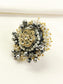 Nishka White Oxidized Finger Ring