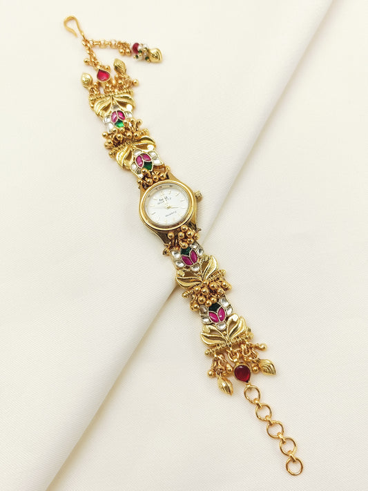 Shabnam's Paachi Kundan Watch