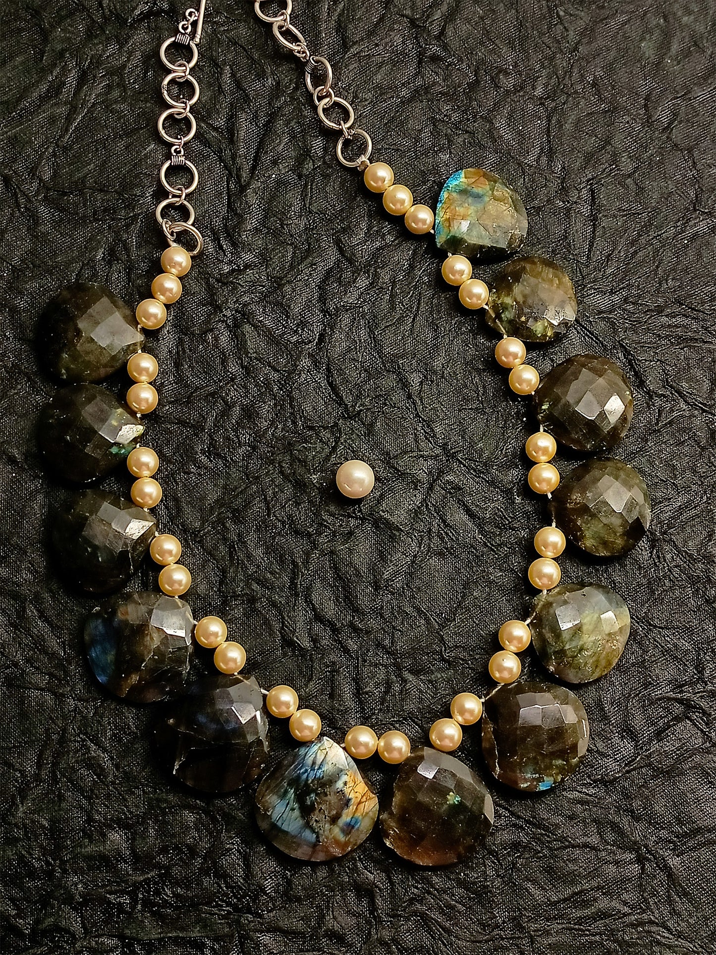 Kim Labradorite Natural Stone Necklace