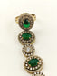 Rukmani Green Kundan Hathphool Set Of 2