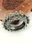 Vijayalakshmi White American Diamond Silver Plated Bracelet
