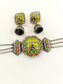 Bailee Multi Colour Oxidized Choker Set With Hathphool