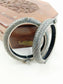 Abhigya Silver Rose Carved Oxidized Bangles