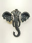 Anant Black Elephant Men's Brooch