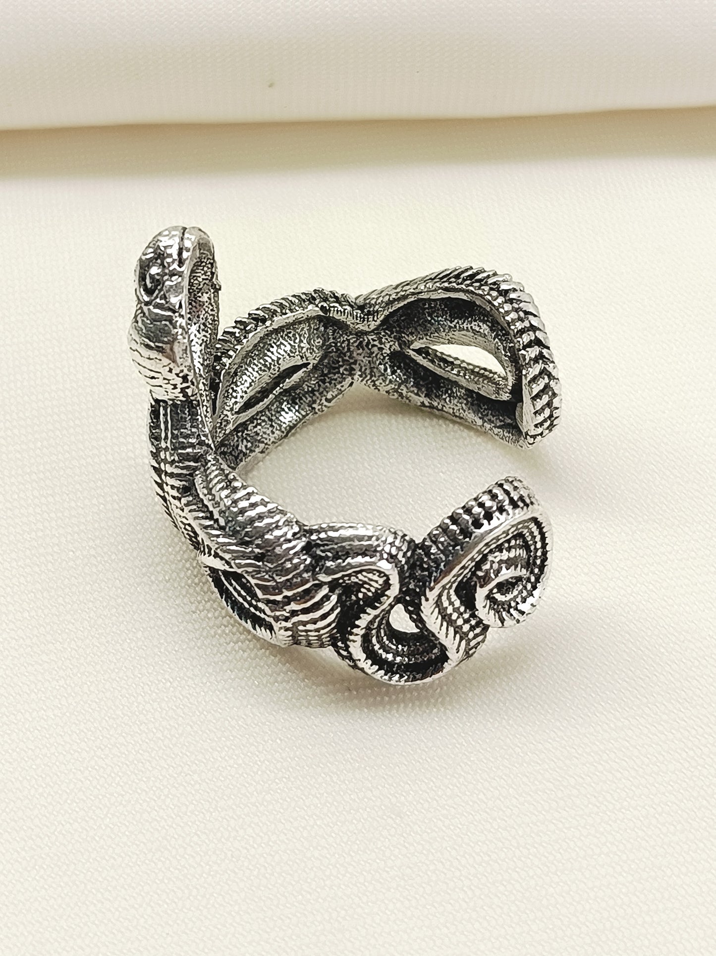 Marian Silver Men's Finger Ring
