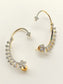 Payal White American Diamond Earrings
