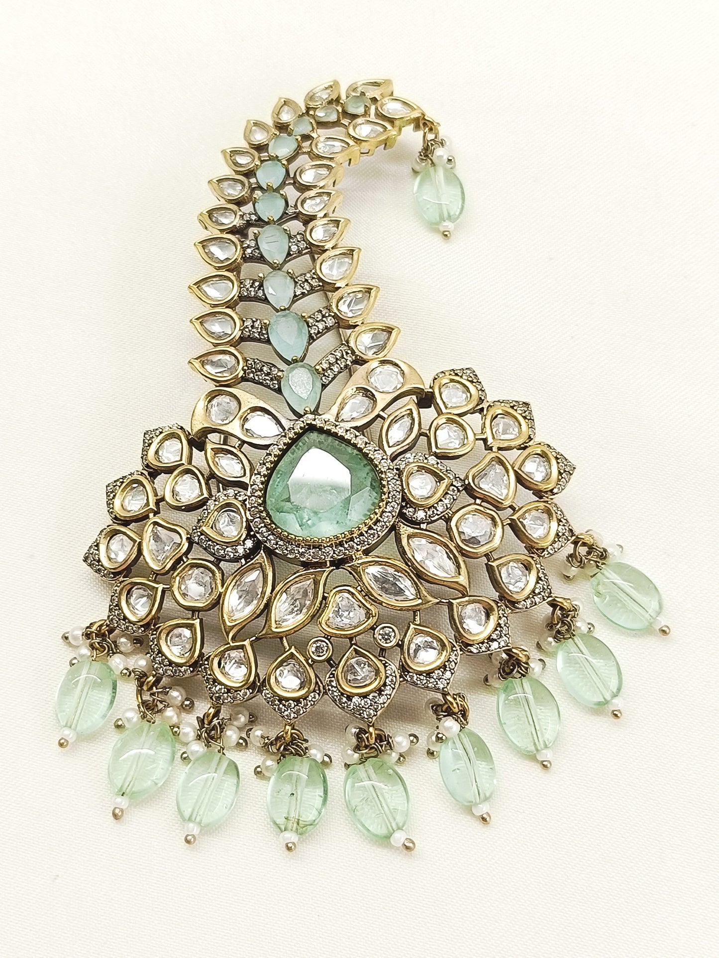 Sinha Mint Green Dulha Kalgi