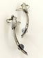 Radhika Plain Oxidized Bird Earcuffs