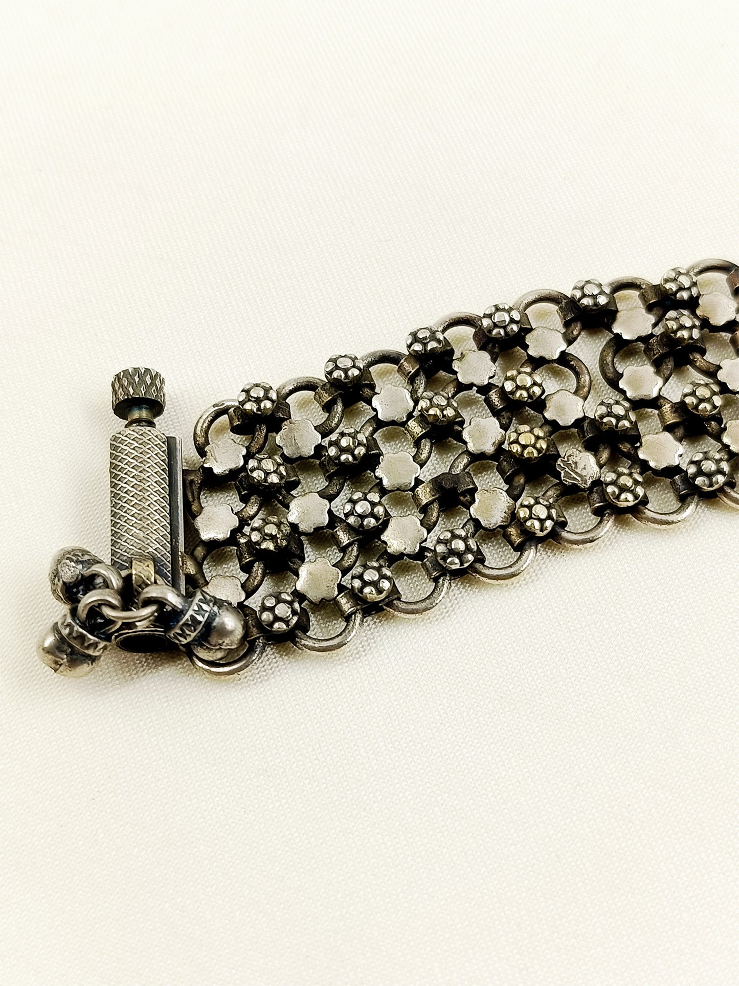 Revati Plain Oxidized Bracelet
