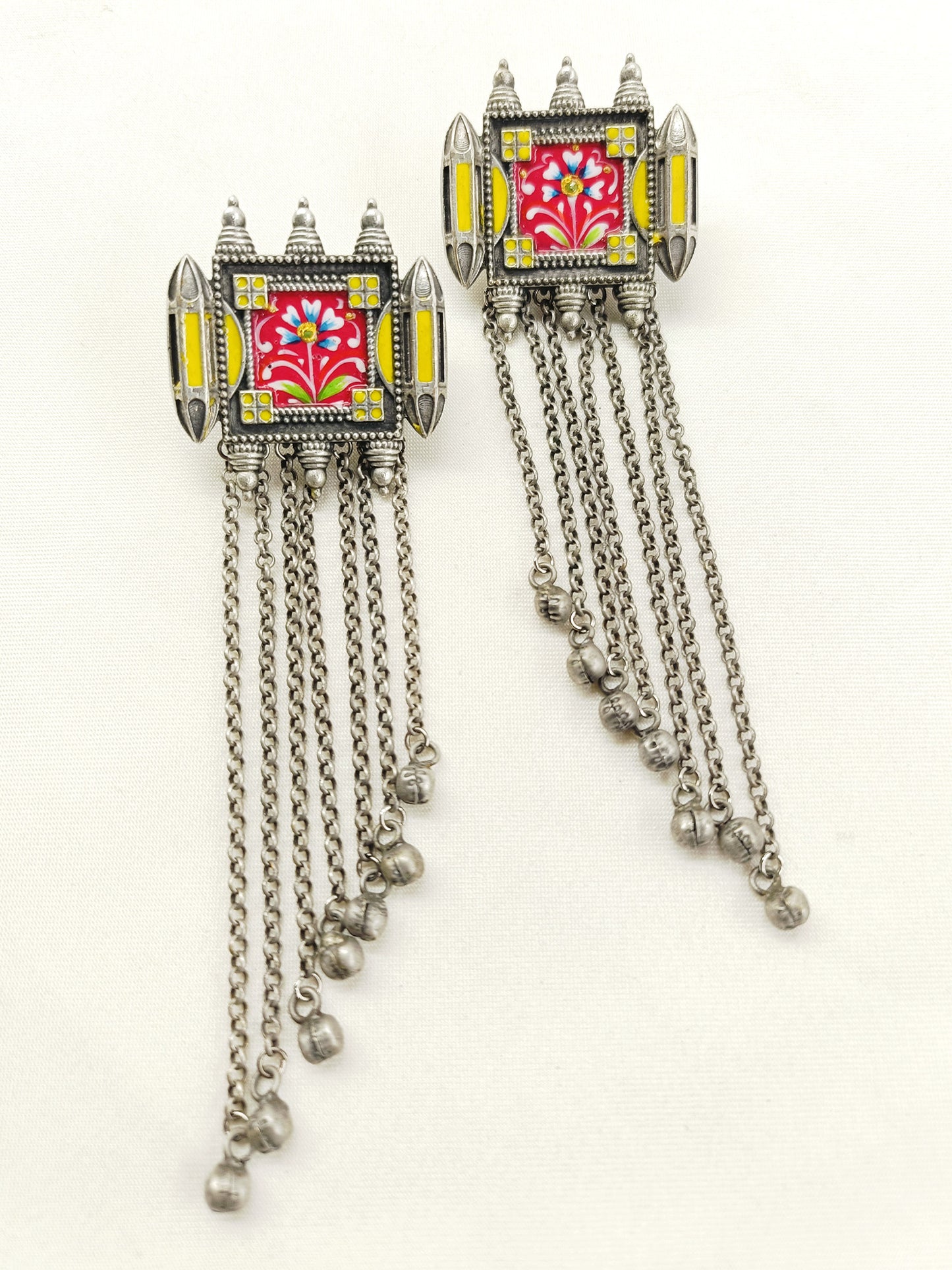 Rossy Multi Colour Oxidized Earring