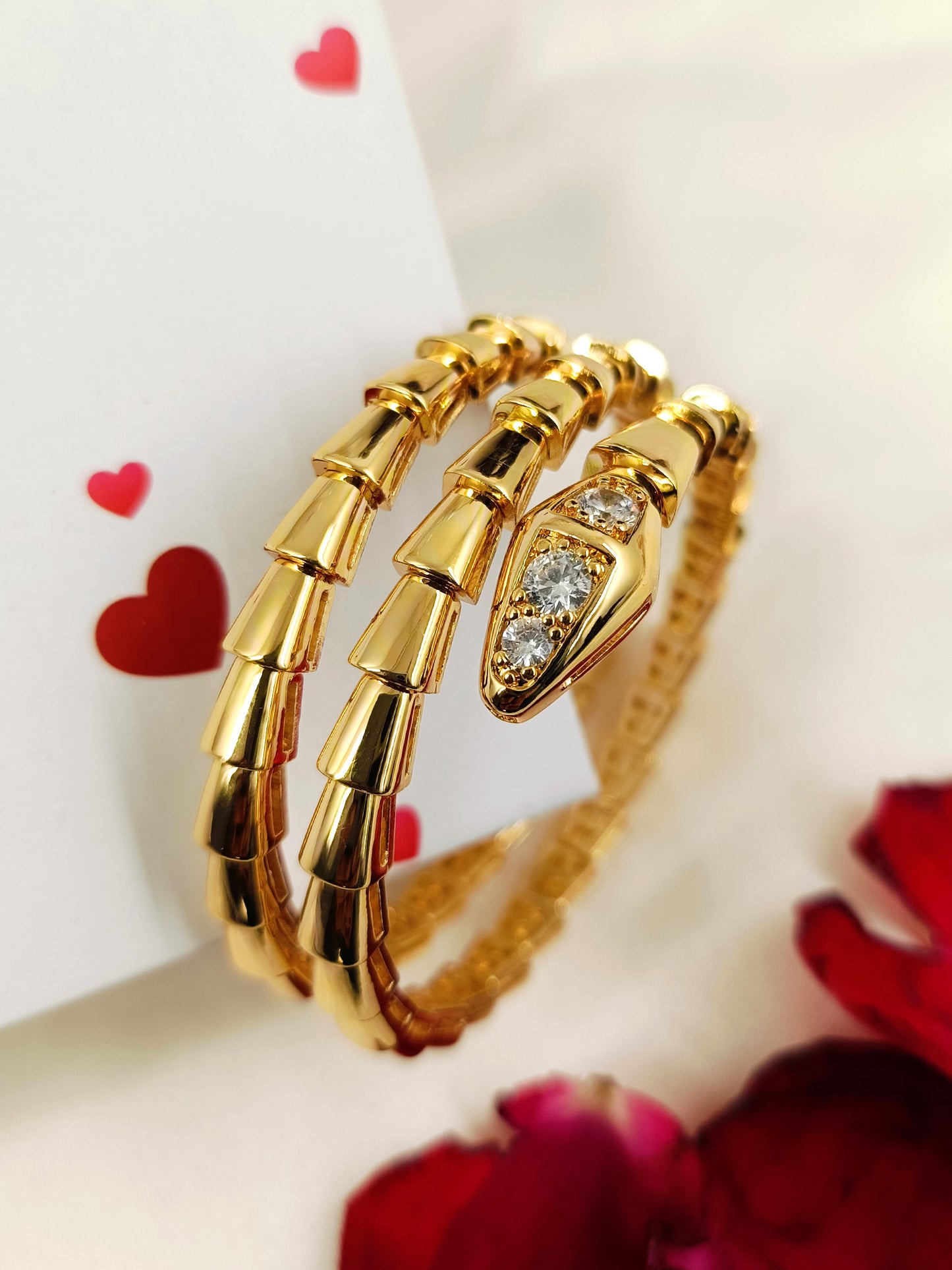 Sehar Gold Plated American Diamond Bracelet