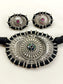 Rajlaxmi Multi Colour Oxidized Choker Set