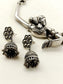 Niddhi Plain Oxidized Choker Set