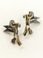 Odette Dual Tone Unicorn Men's Earring