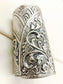 Vihari Silver Oxidized Men's Bracelet