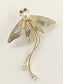 Chetaki White Dragonfly Brooch
