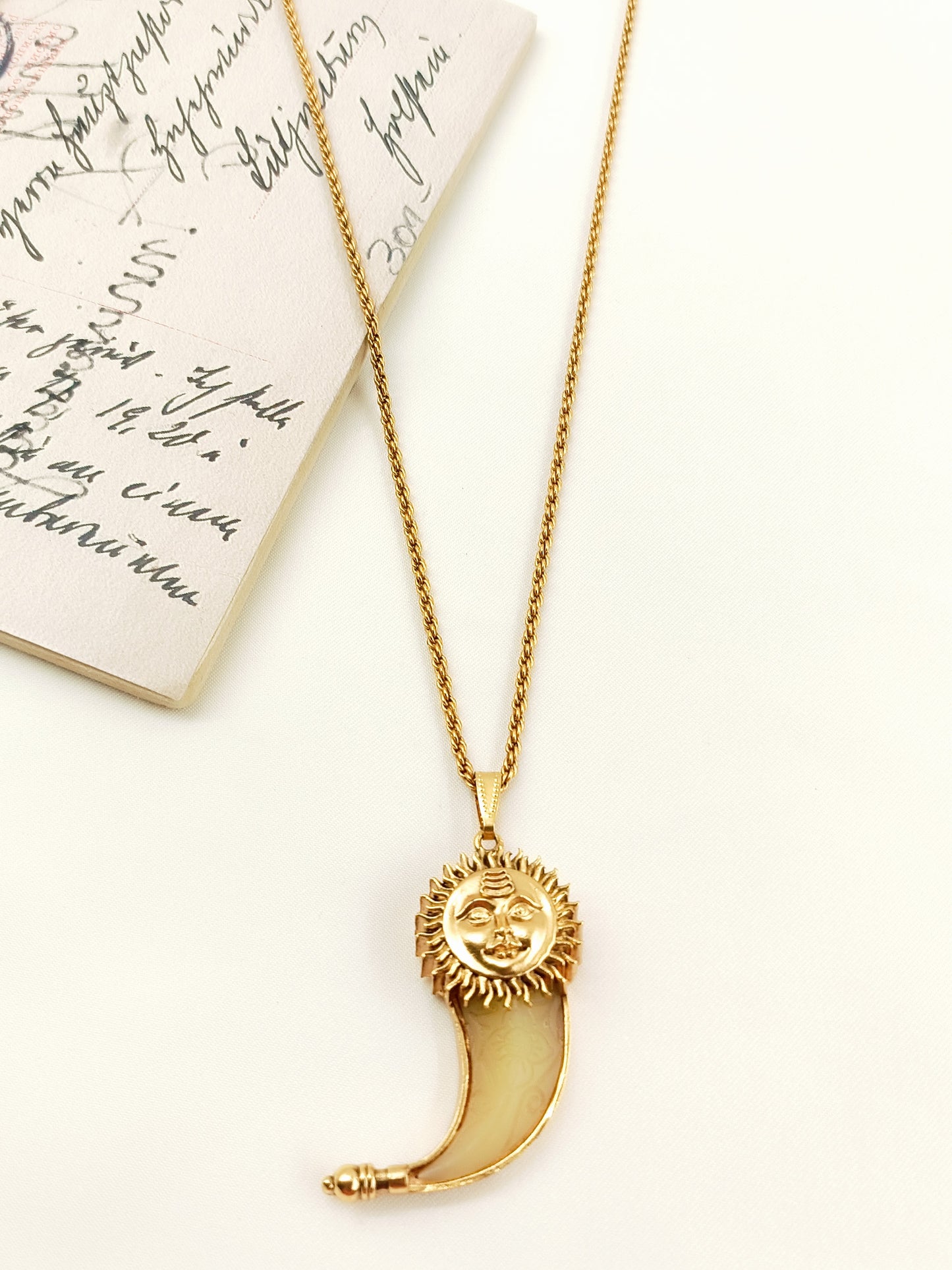 Nimral Golden Sun God Claw Men's Neckpiece