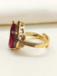 Shravani Ruby American Diamond Finger Ring
