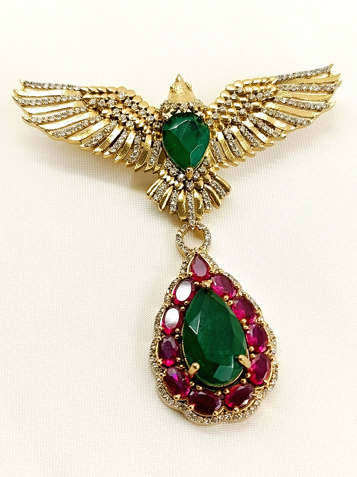 Nabhit R&G Eagle Men's Brooch