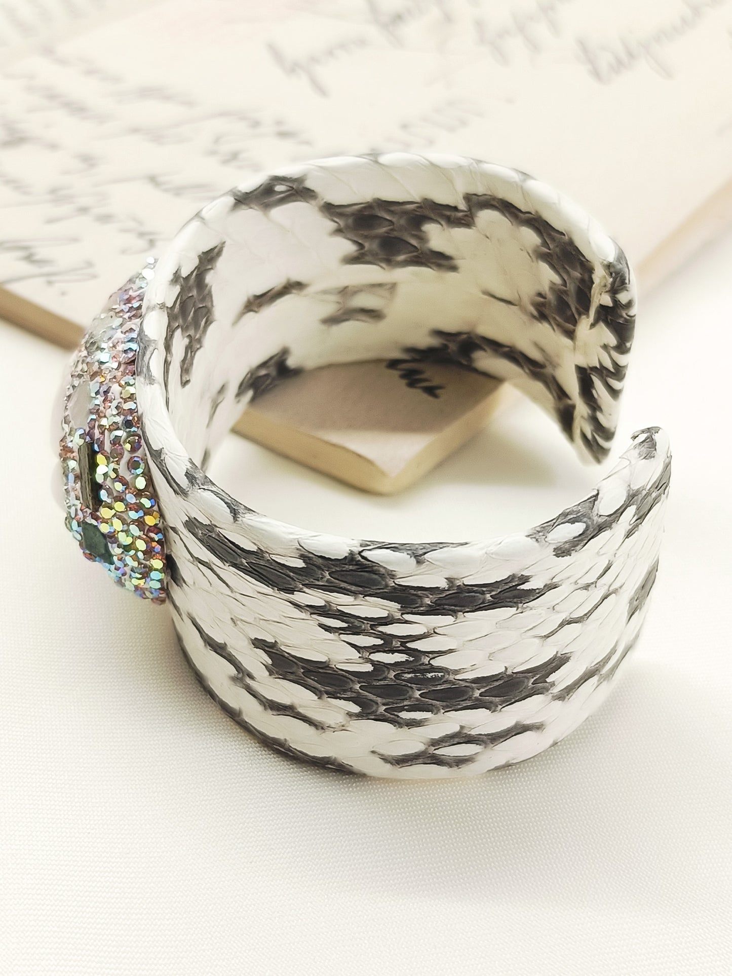 Arachnid White Western Bracelet