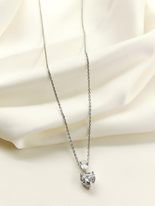 Kanishka 92.5 Silver Swarovski Stone Pendal
