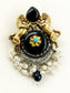 Lalit Black Horse Men's Brooch