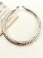 Girish Silver Hammered Thick Hasli Styled Men's Neckpiece