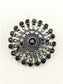 Advik Black Oxidized Brooch