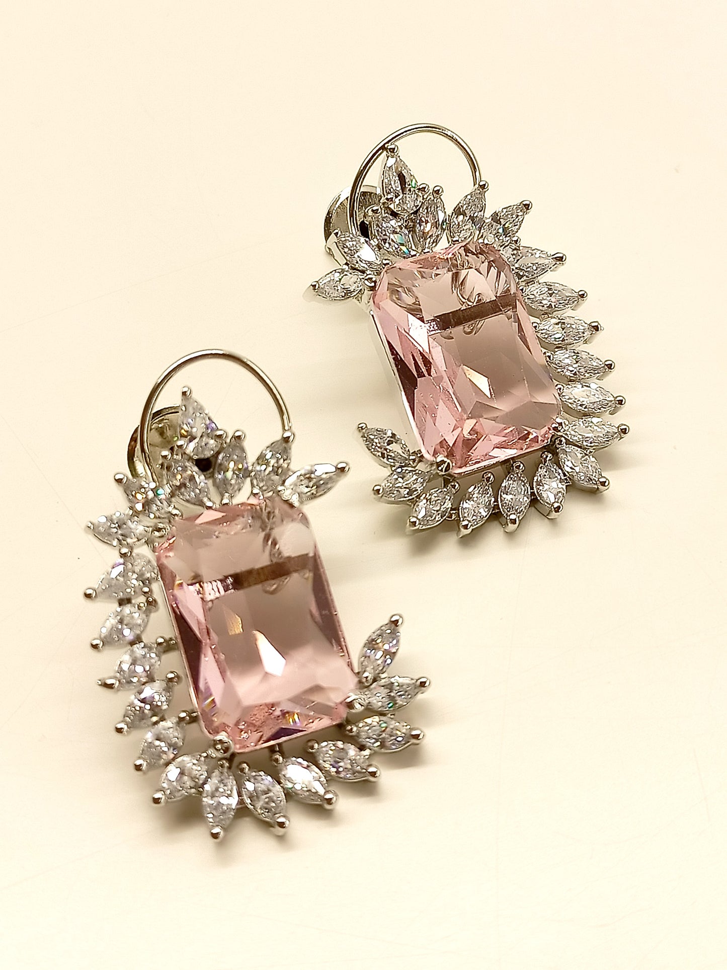 Ritu Pink American Diamond Tops