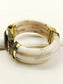 Vineent Brown Men’s Royal Agate Stone Tribal Bone Bracelet