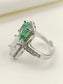 Soona Green American Diamond Finger Ring